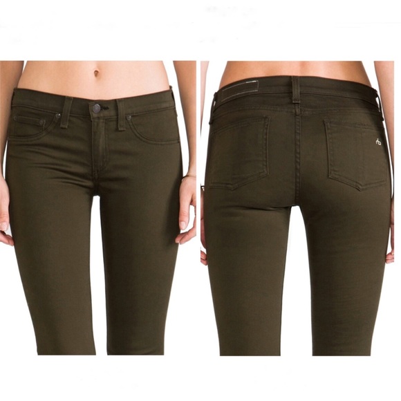 RAG & BONE The Legging In Army Sateen - Picture 2 of 8